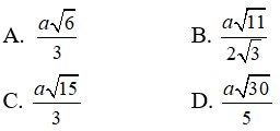 Bài tập trắc nghiệm Hình học 12 – Chương 2 – Bài 2: Mặt cầu (Phần 1)