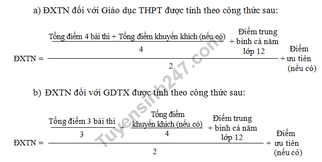 Cách tính điểm và điều kiện đỗ tốt nghiệp THPT Quốc gia 2018 như thế nào?