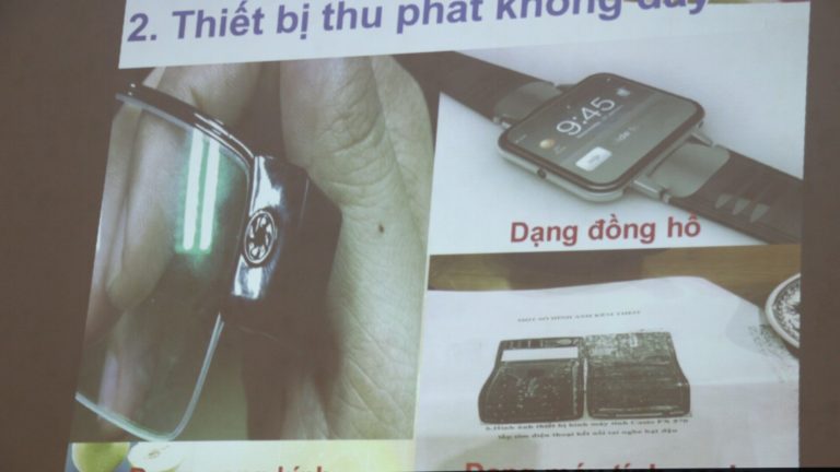 Cách phát hiện thiết tinh vi có thể dùng để gian lận thi THPT quốc gia