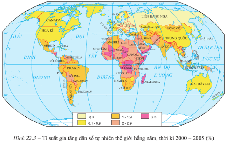Lý thuyết Địa Lí 10 Bài 22: Dân số và sự gia tăng dân số
